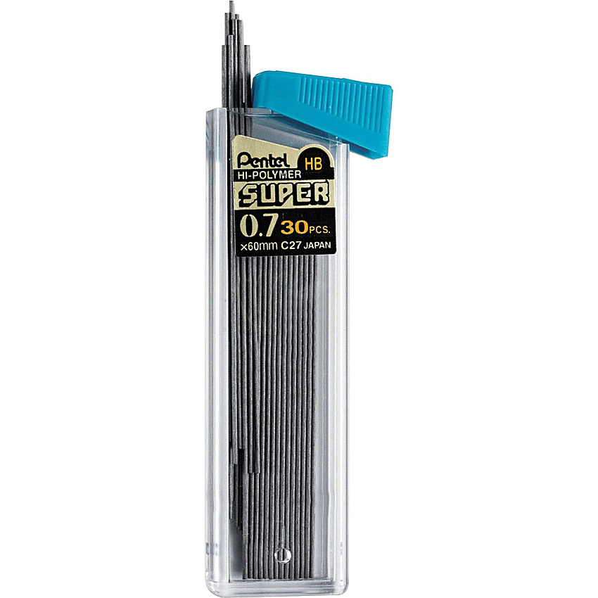 Pentel Super Hi-Polymer Leads (PENC27HB)