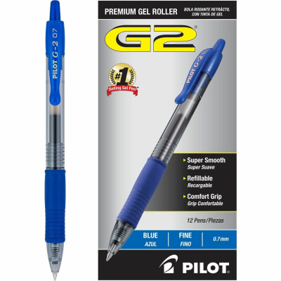 Pilot G2 Retractable Gel Ink Rollerball Pens (31021)