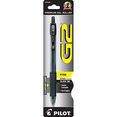 Pilot G2 Retractable Gel Ink Rollerball Pens (PIL31026)