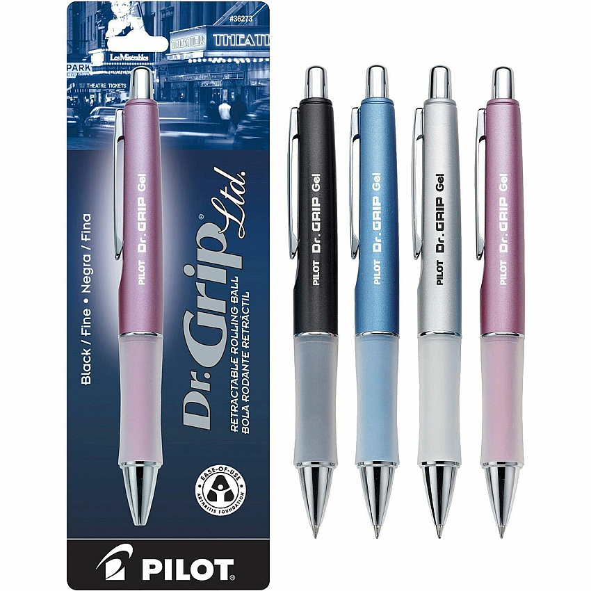 Pilot Dr. Grip Retractable Gel Rollerball Pens (PIL36274)