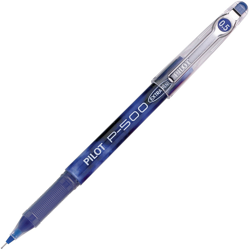 Pilot Precise P-500 Precision Point Extra-Fine Capped Gel Rolling Ball Pens (PIL38601)