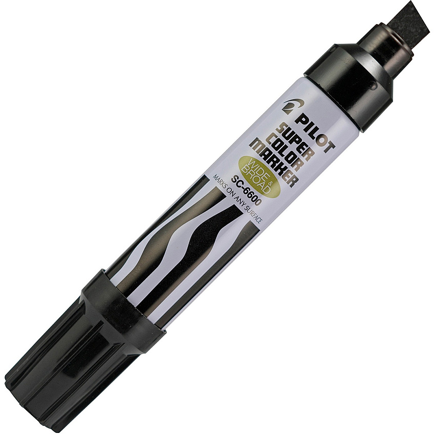 Pilot Jumbo Chisel Felt Tip Permanent Markers (PIL43100)