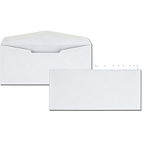 Quality Park No. 10 Business Envelopes with Gummed Closure and Diagonal Seam (QUA11112)
