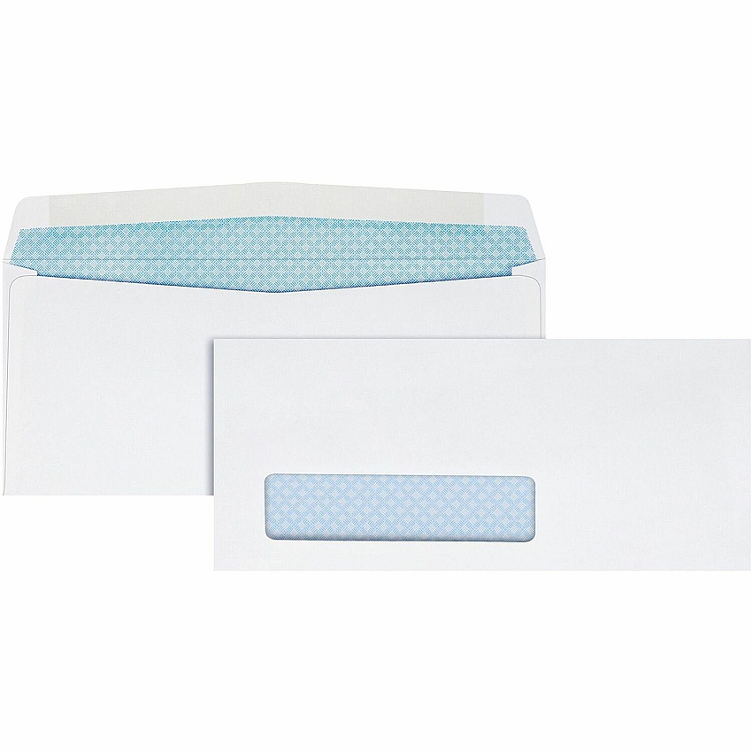 Quality Park No. 8-5/8 Single Window Security Tinted Check Envelope (QUA21012)