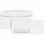 Quality Park No. 10 Single Window Business Envelopes with Embossed Ridges (QUA21330)