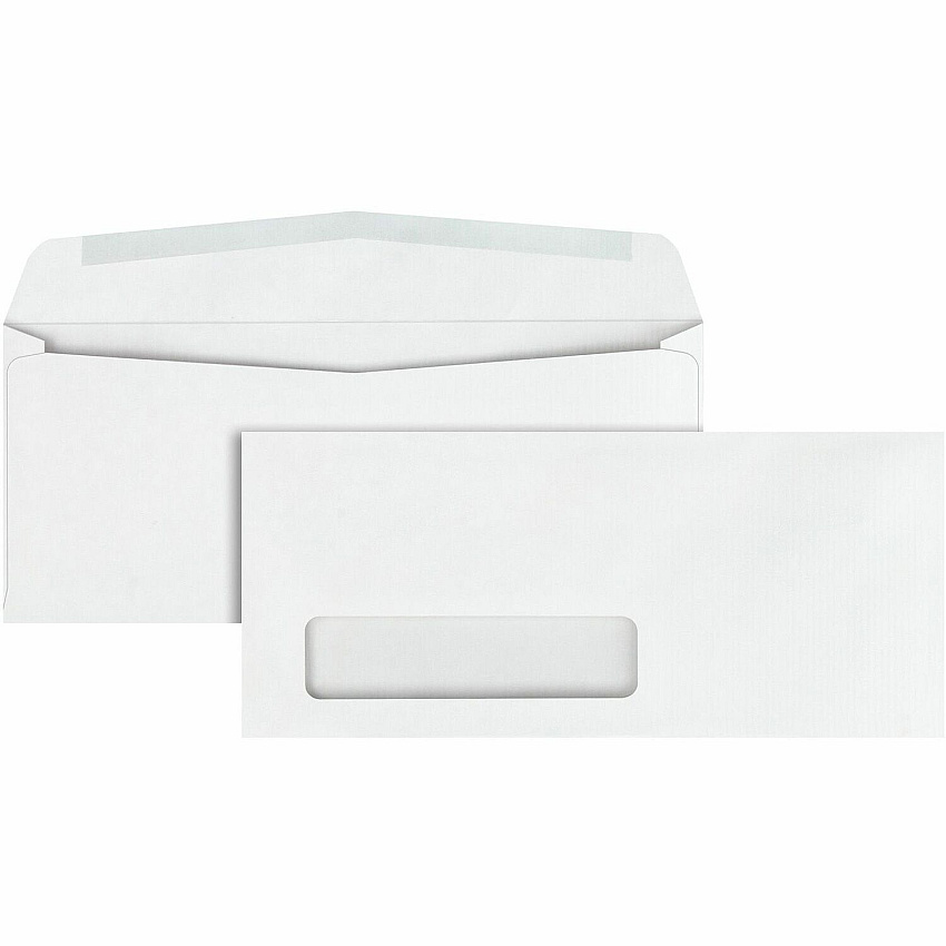 Quality Park No. 10 Single Window Business Envelopes with Embossed Ridges (QUA21330)