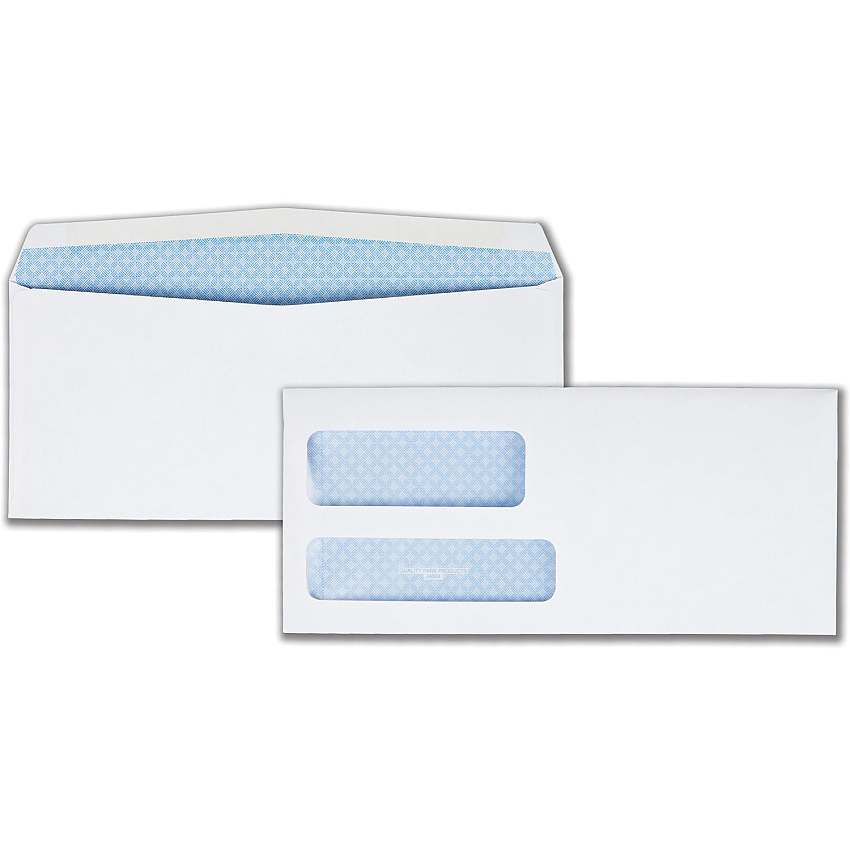 Quality Park No. 9 Double Window Security Tint Envelopes (QUA24524)