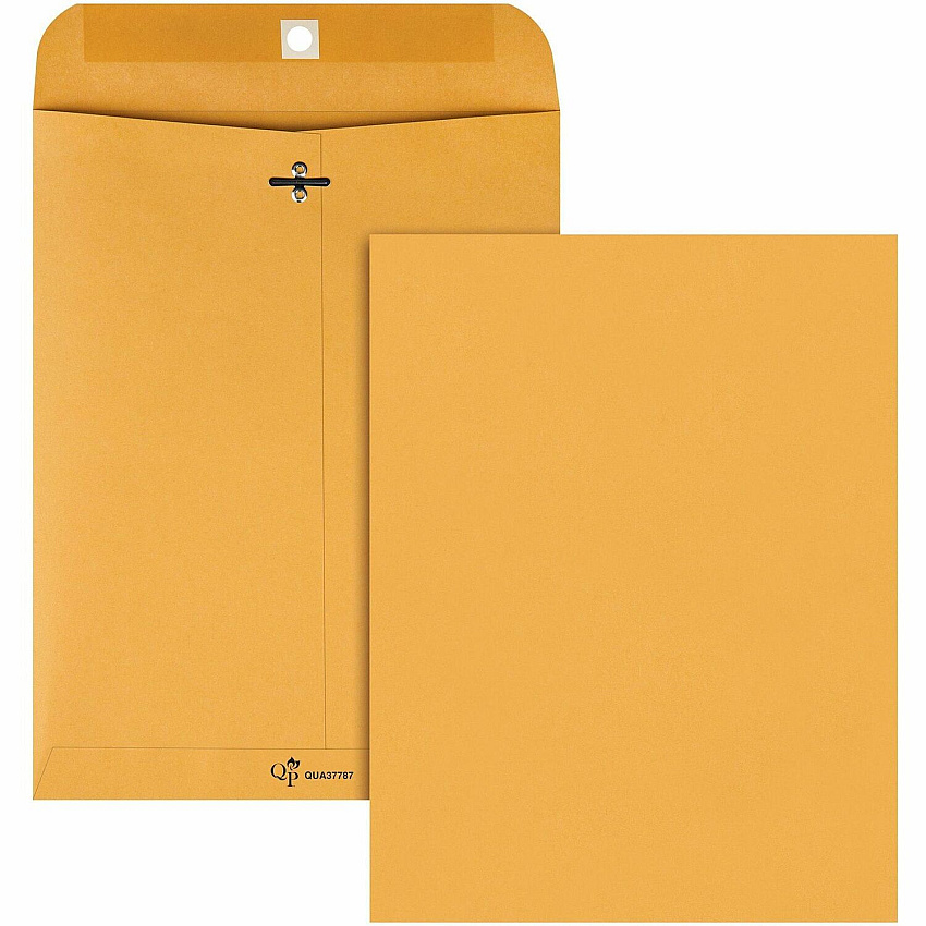 Quality Park 8-3/4 x 11-1/2 Extra Heavy-duty Clasp Envelopes (QUA37787)