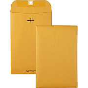Quality Park 6 x 9 Clasp Envelopes with Deeply Gummed Flaps (QUA37855)