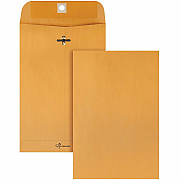 Quality Park 6 x 9 Park Ridge Clasp Envelopes with Deeply Gummed Flaps (QUA43055)