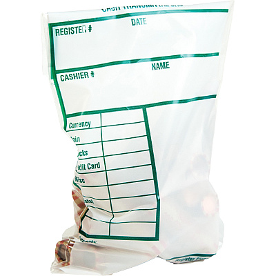 Quality Park Cash Transmittal Bags with Redi-Strip (QUA45220)