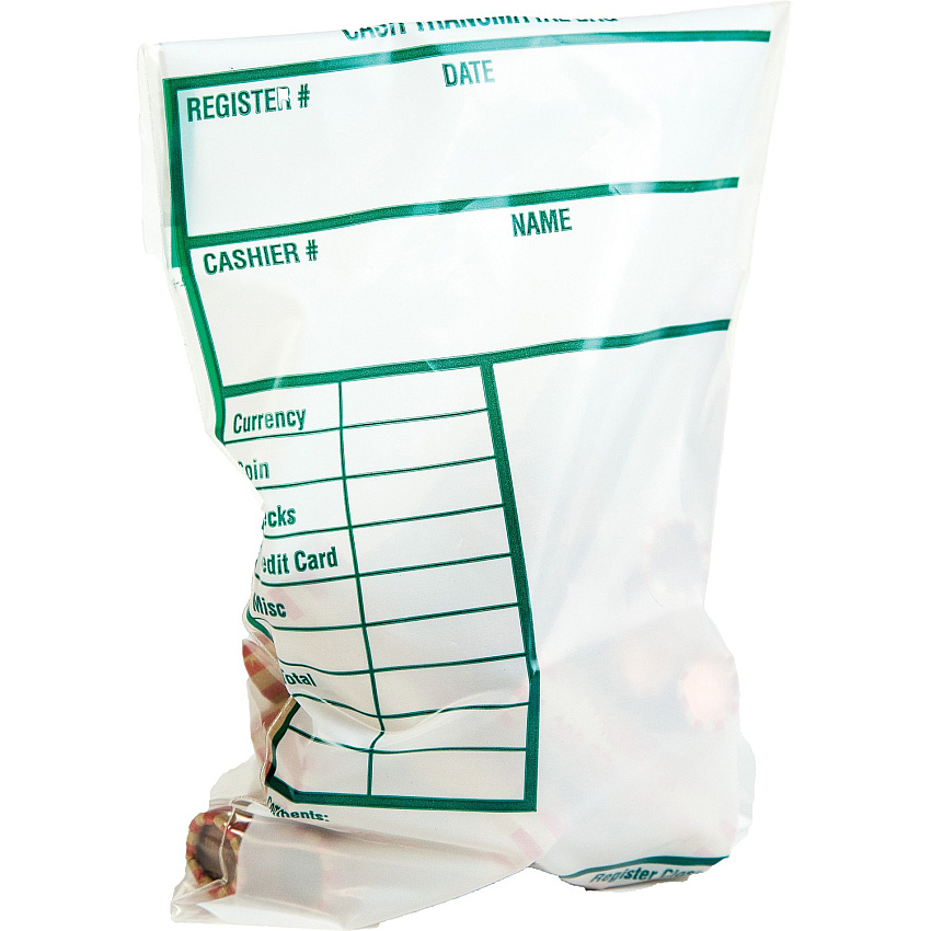 Quality Park Cash Transmittal Bags with Redi-Strip (QUA45220)