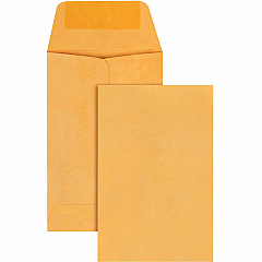 Quality Park No. 1 Coin and Small Parts Envelopes with Gummed Seal (QUA50160)