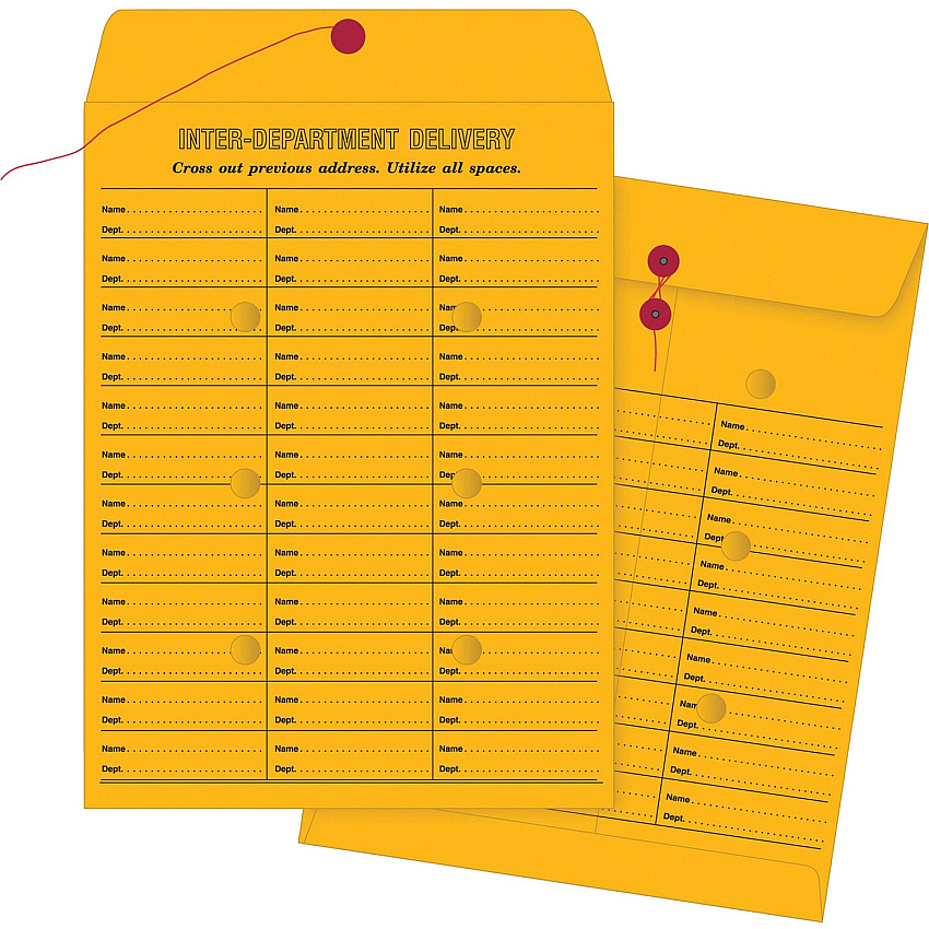 Quality Park 10 x 13 Double Sided Inter-Departmental Envelope (QUA63562)