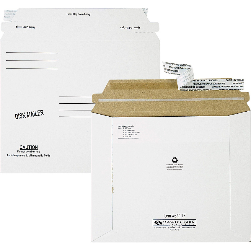 Quality Park Economy Disk/CD Mailers (QUA64117)
