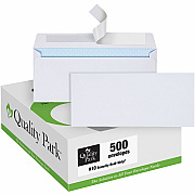 Quality Park No. 10 Security Tinted Business Envelopes with Redi-Strip Closure (QUA69122)