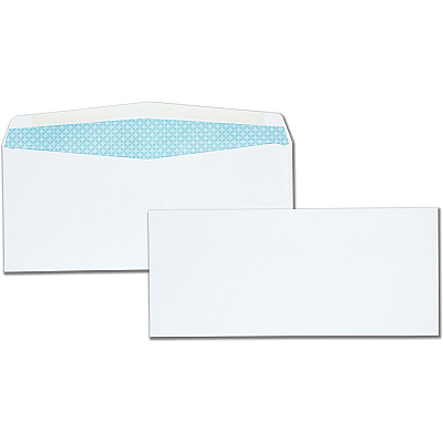 Quality Park No. 10 Security Tint Business Envelopes with Gummed Flap (QUA90030)