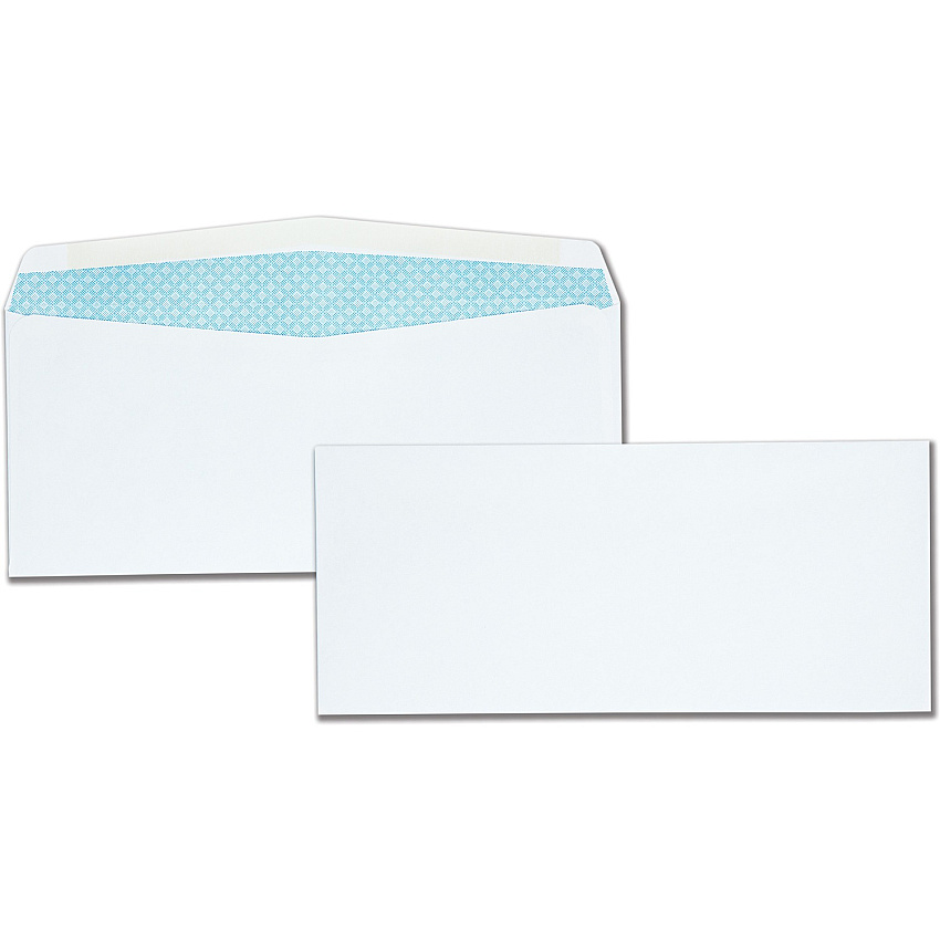 Quality Park No. 10 Security Tint Business Envelopes with Gummed Flap (QUA90030)