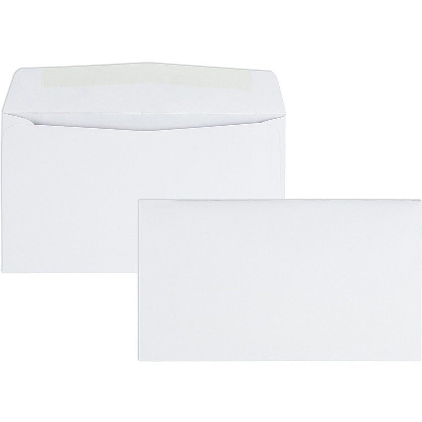 Quality Park No. 6-3/4 Business Envelopes with Gummed Flap (QUA90070)