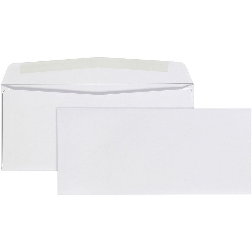 Quality Park No. 9 Business Envelopes with Gummed Flap (QUA90090)