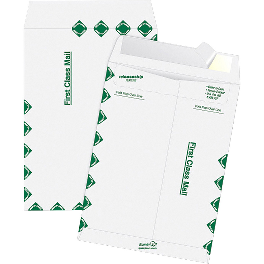 Survivor 12 x 15-1/2 DuPont Tyvek First Class Border Catalog Mailer (QUAR1800)