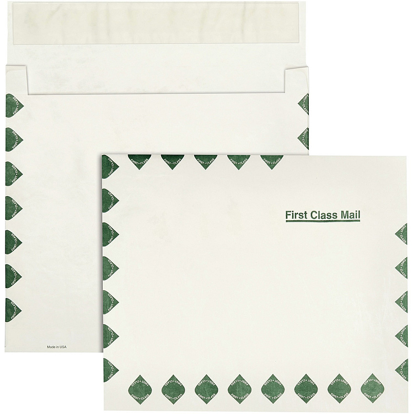 Survivor 10 x 13 x 2 DuPont Tyvek Expansion First Class Border Mailers (QUAR4620)