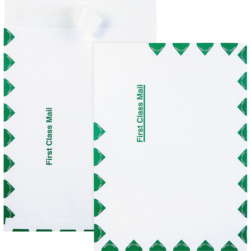 Quality Park 9 x 12 Ship-Lite First Class Mail Catalog Envelopes with Self-Seal Closure (QUAS3615)