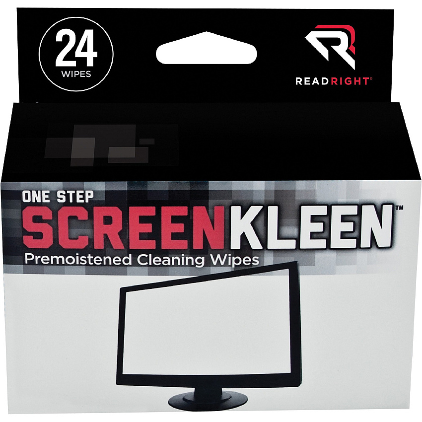 Read Right One Step CRT Screen Cleaning Wipes (REARR1209)