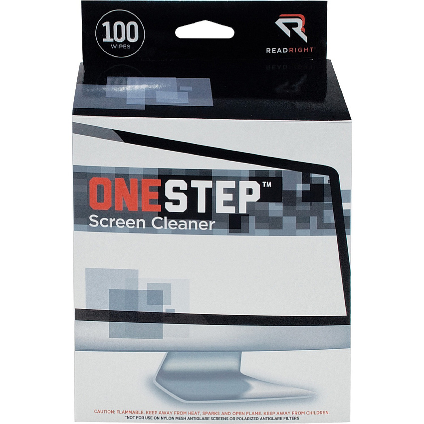 Advantus Read/Right One-Step Screen Cleaning Wipes (REARR1309)