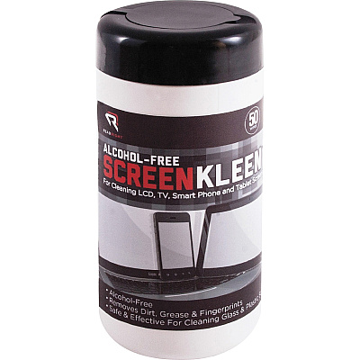 Advantus Read/Right Alcohol-free ScreenKleen Tub Wipes (REARR1491)