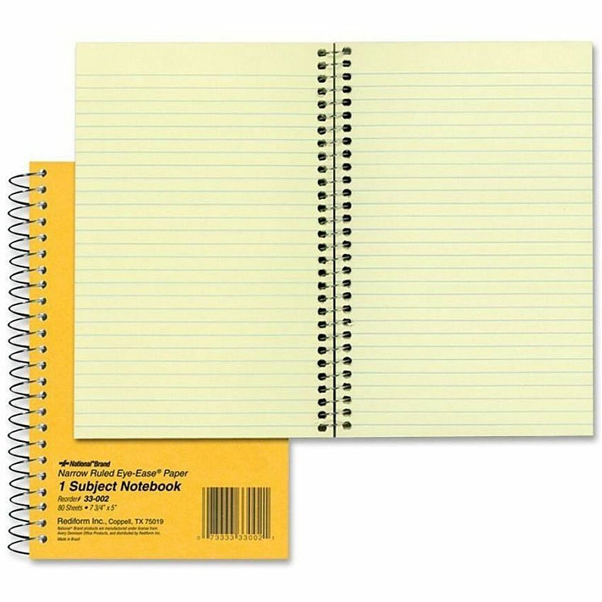 Rediform Brown Board 1-Subject Notebooks (RED33002)