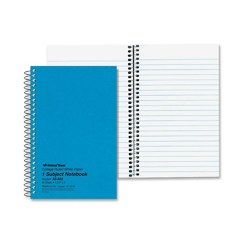 Rediform Kolor-Kraft 1-Subject Notebooks (RED33502)