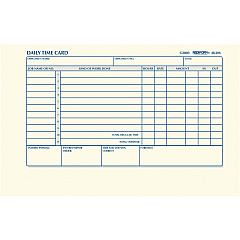 Rediform Daily Time Clock Cards (RED4K406)