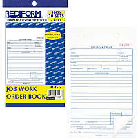 Rediform 2-part Job Work Order Book (RED4L456)