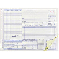Rediform 3-part Auto Repair Order Forms (RED4P487)