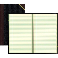 Rediform Texhide Cover Record Books with Margin (RED57151)