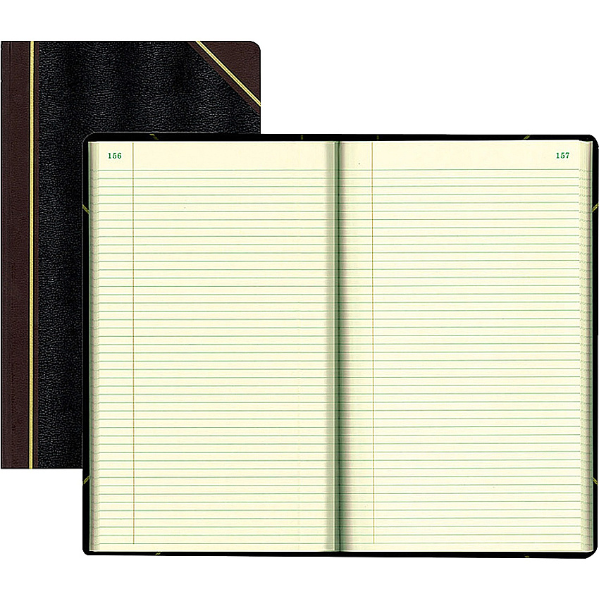 Rediform Texhide Cover Record Books with Margin (RED57151)