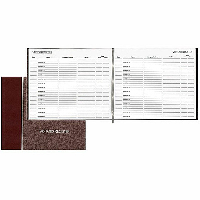 Rediform Hardcover Visitor's Register (RED57803)