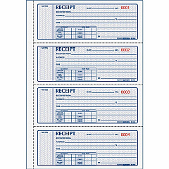 Rediform 3-part Carbonless Money Receipt Book (RED8L808)