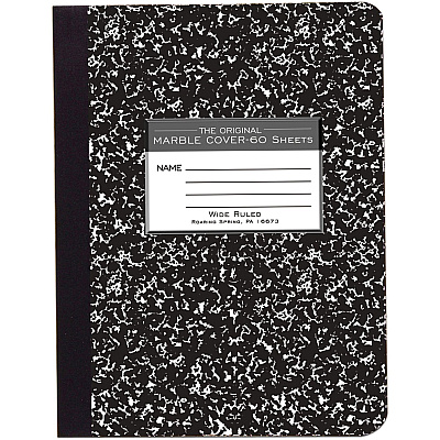 Roaring Spring Wide Ruled Hard Cover Composition Book (ROA77222)