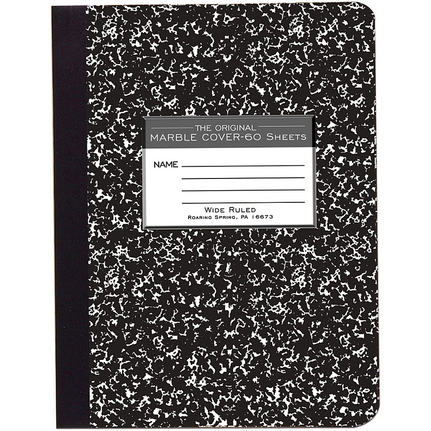 Roaring Spring Wide Ruled Hard Cover Composition Book (ROA77222)