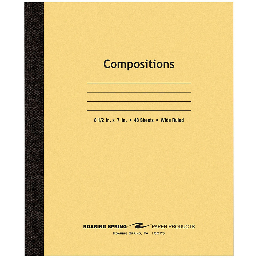Roaring Spring Wide Ruled Flexible Cover Composition Book (ROA77308)