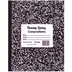 Roaring Spring Black Cover Flexcomp 10"x8" WM (77505)