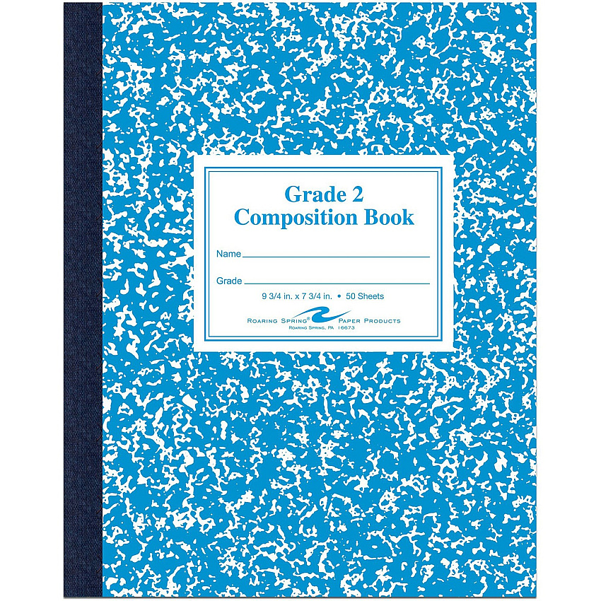 Roaring Spring Grade School Ruled Marble Flexible Cover Composition Book (ROA77921)