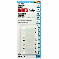 Redi-Tag Permanent Alphabetical Tab Indexes (RTG31005)
