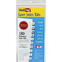 Redi-Tag Laser Printable Index Tabs (RTG33001)