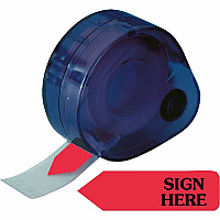 Redi-Tag Sign Here Removable Flags In Dispenser (RTG81024)