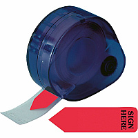 Redi-Tag Sign Here Reversible Flags In Dispenser (RTG81054)