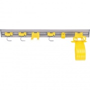 Rubbermaid Commercial Closet Organizer / Tool Holder (199300 GRAY)