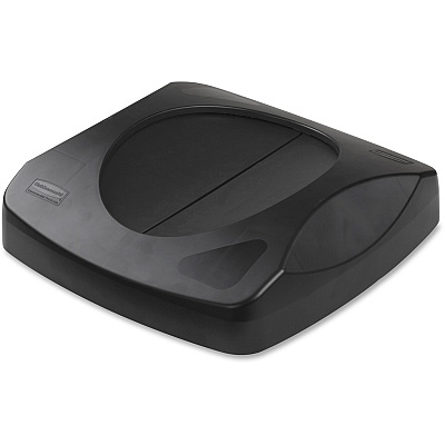 Rubbermaid Commercial Untouchable Swing Top Lid (RCP268988BK)